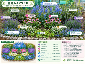 花壇レイアウト
